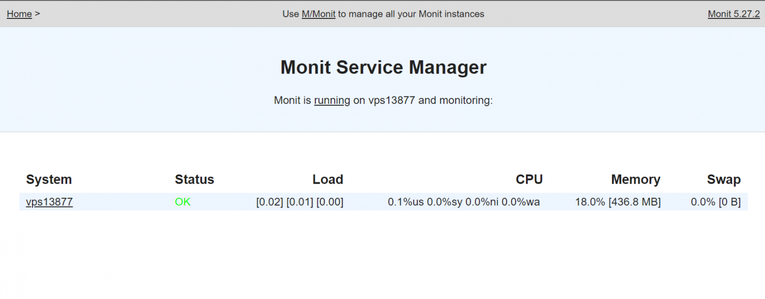 Monit - proste narzędzie do monitoringu serwera na systemie Linux - awHost